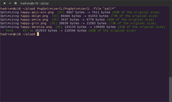 PngOptimizerCL for Linux